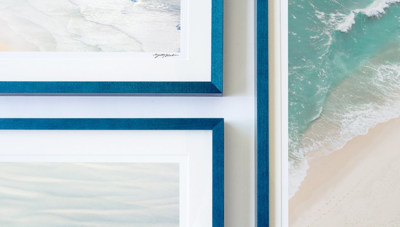 Two framed images